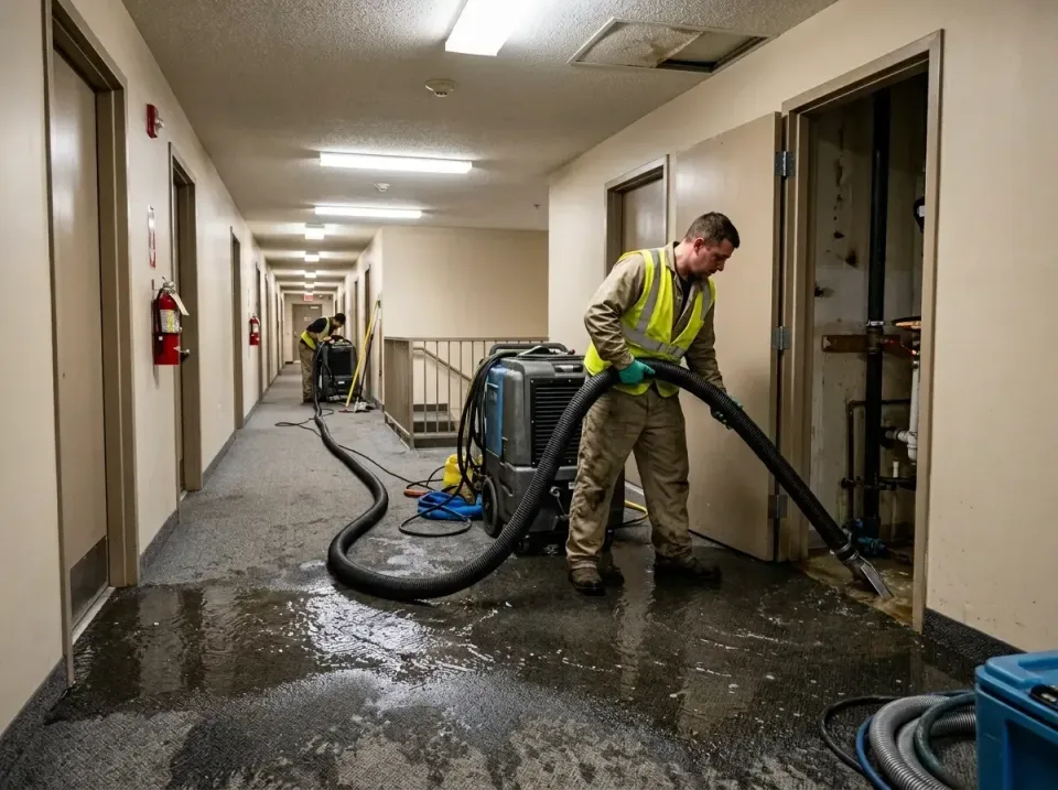 multi-unit-apartment-hallway-f-005 — frequently asked questions, Emergency Burst Pipe Water Extraction & Removal in Brooksvi…